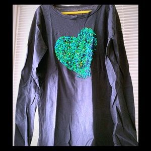 SALE cyber monday Crew cuts Girls Heart shirt